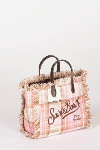 Saint Barth Borsa Vanity Mini Rosa/beige Donna - 3