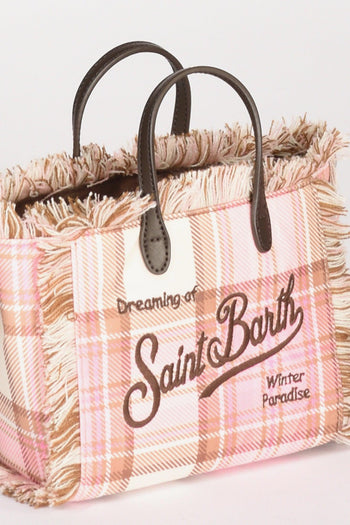 Saint Barth Borsa Vanity Mini Rosa/beige Donna - 4