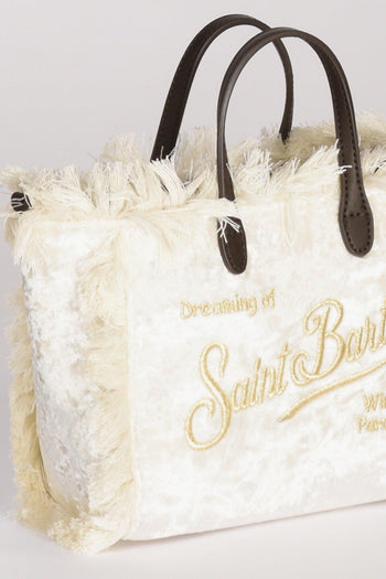 Saint Barth Borsa Vanity Mini Bianco/oro Donna - 4