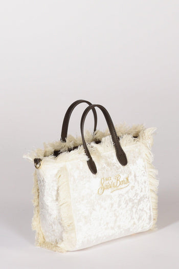 Saint Barth Borsa Vanity Mini Bianco/oro Donna - 5