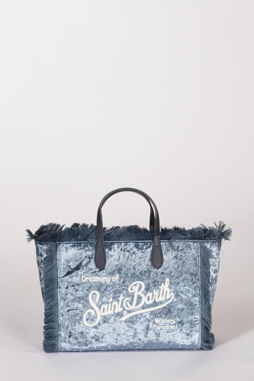 Saint Barth Borsa Colette W Blu Chiaro Donna