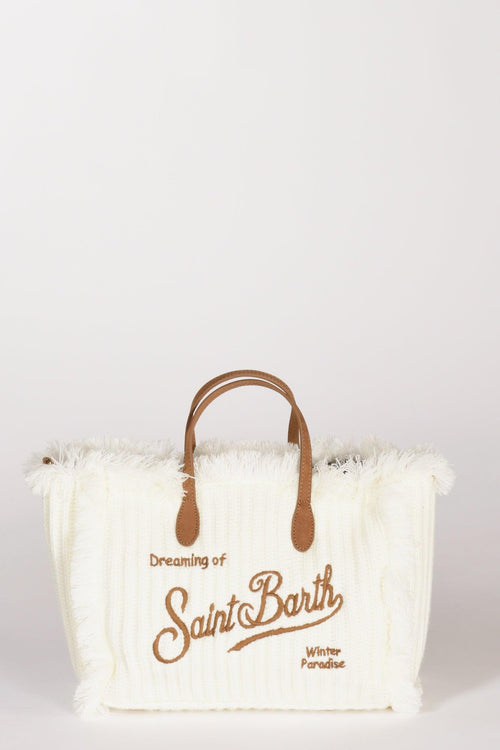 Saint Barth Borsa Colette W Bianco Naturale Donna