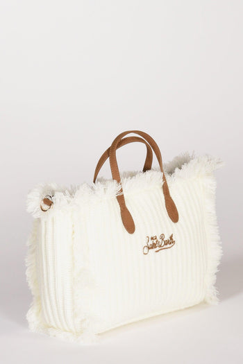 Saint Barth Borsa Colette W Bianco Naturale Donna - 4