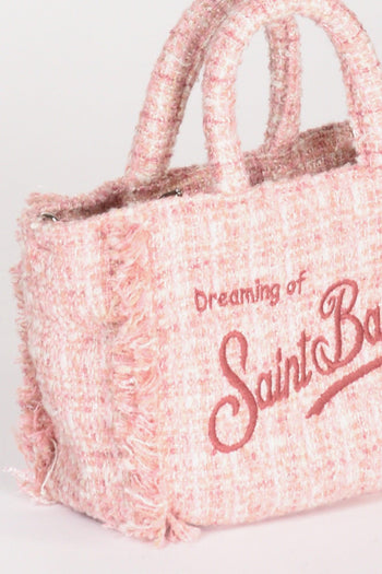 Saint Barth Borsa Vanity Mini Rosa/bianco Donna - 4