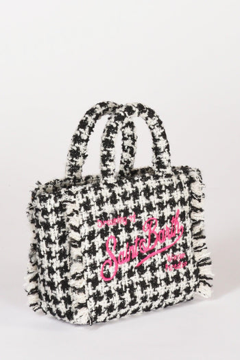 Saint Barth Borsa Vanity Mini Bianco/nero/fucsia Donna - 3