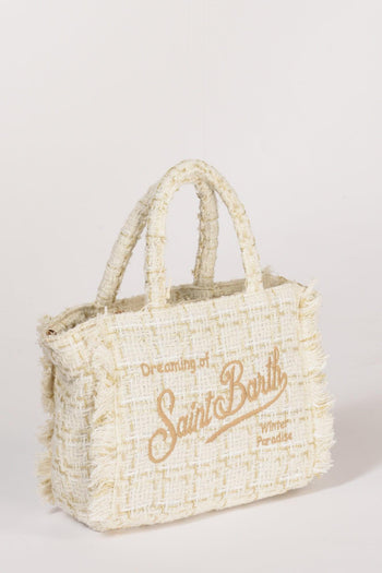 Saint Barth Borsa Colette Bianco Naturale Donna - 3