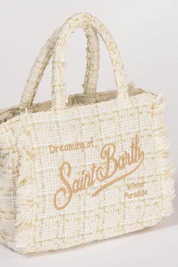 Saint Barth Borsa Colette Bianco Naturale Donna - 4