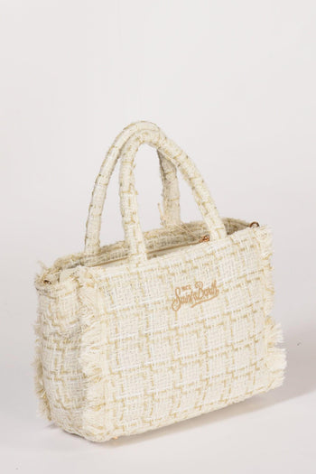 Saint Barth Borsa Colette Bianco Naturale Donna - 5