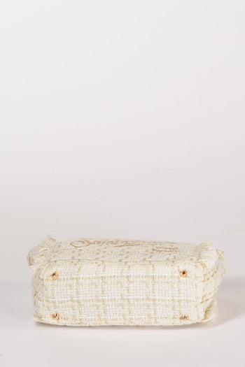 Saint Barth Borsa Colette Bianco Naturale Donna - 8