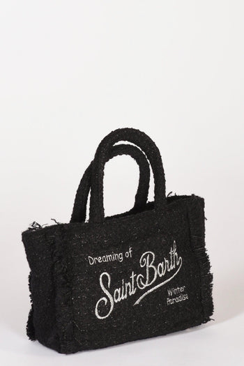 Saint Barth Borsa Colette Nero/argento Donna - 2