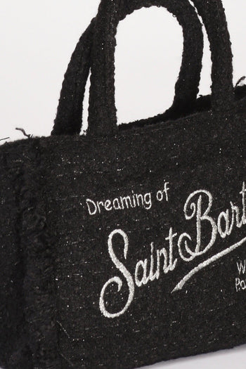 Saint Barth Borsa Colette Nero/argento Donna - 3