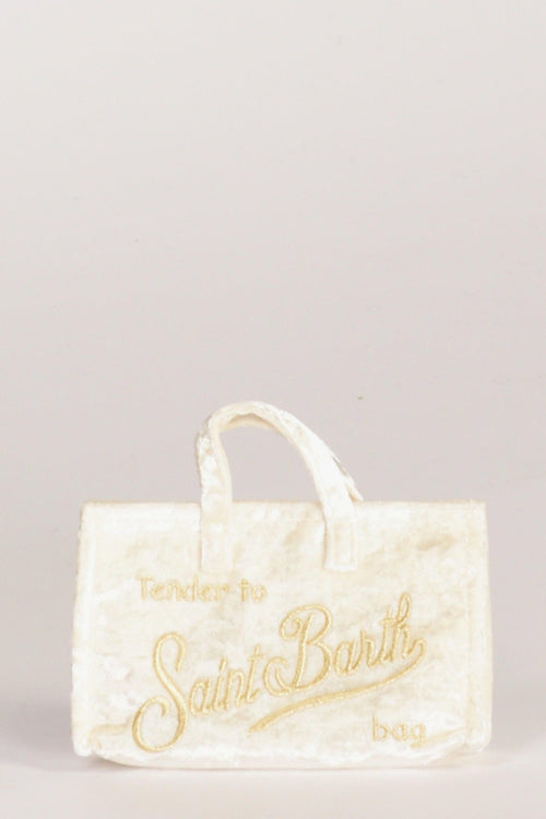 Saint Barth Phone Bag Bianco Naturale Donna