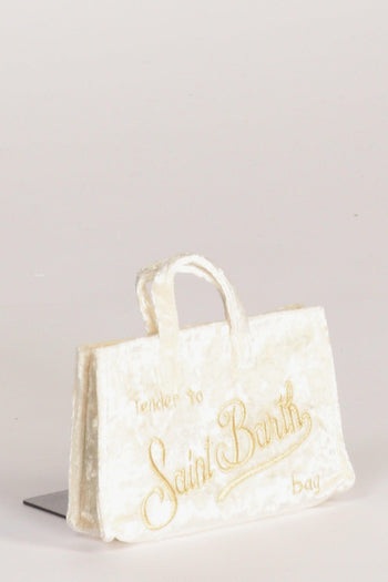 Saint Barth Phone Bag Bianco Naturale Donna - 3