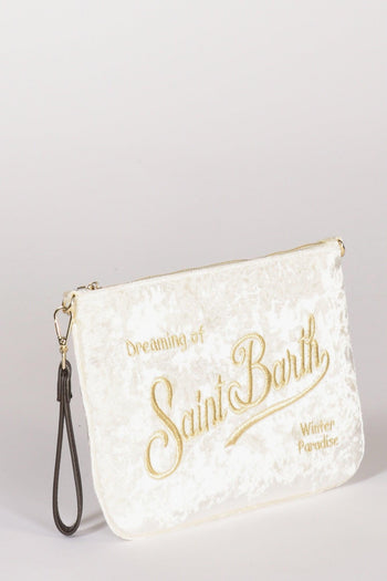 Saint Barth Borsa Parisienne W Bianco/oro Donna - 3