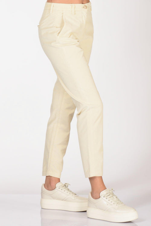 Jeans Rosa Bianco Latte Donna