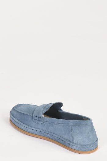 Mocassino H683 Azzurro Scuro Donna - 4