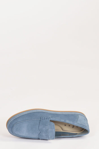 Mocassino H683 Azzurro Scuro Donna - 6