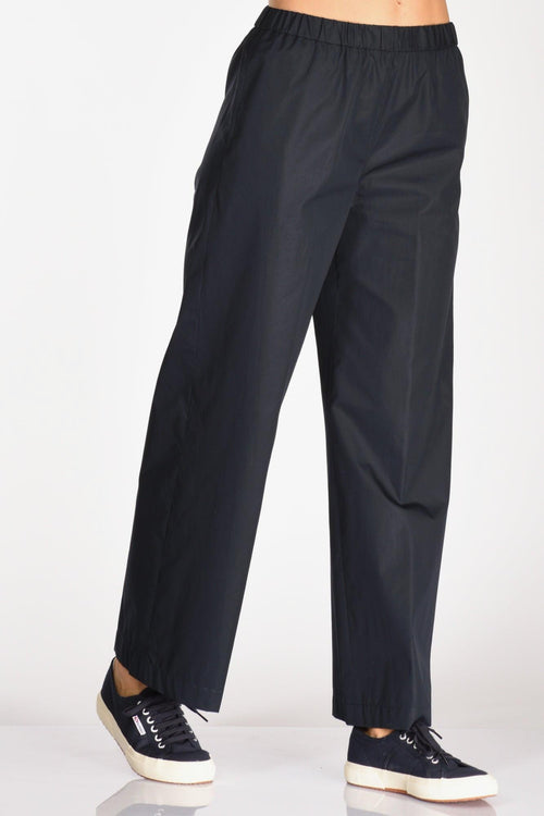 Pantalone Elastico Blu Donna