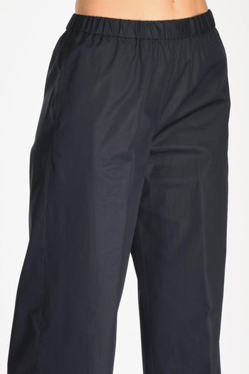Pantalone Elastico Blu Donna - 4