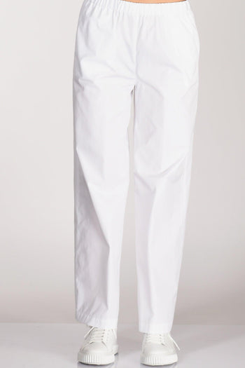 Pantalone Elastico Bianco Donna - 3