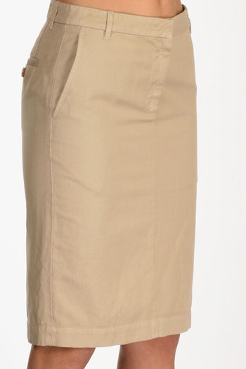 Gonna Tubino Beige Donna - 4