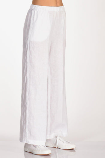 Pantalone Elastico Bianco Donna - 5