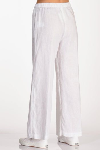 Pantalone Elastico Bianco Donna - 6