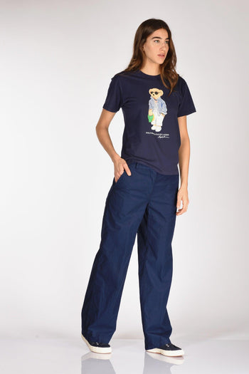 Pantalone Blu Donna - 2