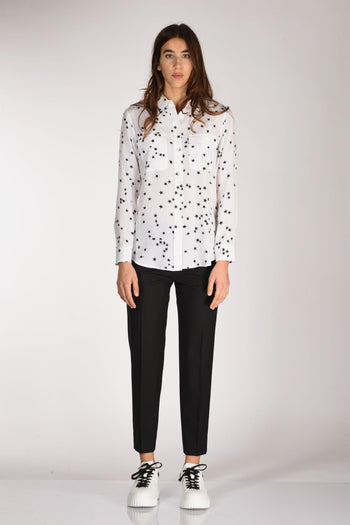 Camicia Tasche Bianco/nero Donna - 3