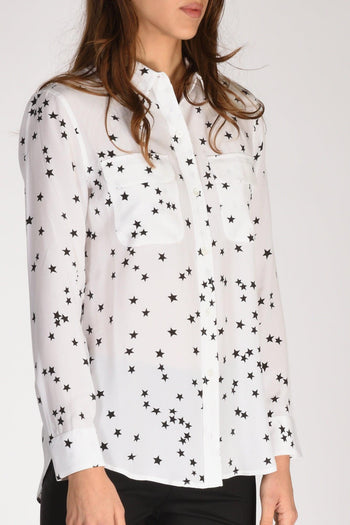 Camicia Tasche Bianco/nero Donna - 4