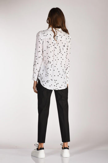 Camicia Tasche Bianco/nero Donna - 5