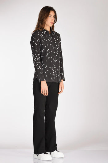 Camicia Tasche Nero/bianco Donna - 3