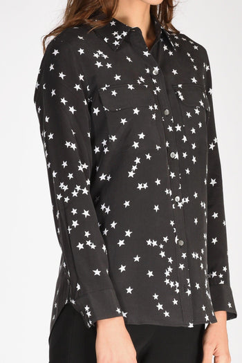 Camicia Tasche Nero/bianco Donna - 4