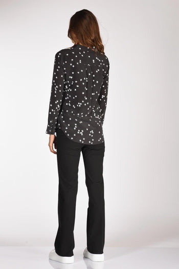 Camicia Tasche Nero/bianco Donna - 5