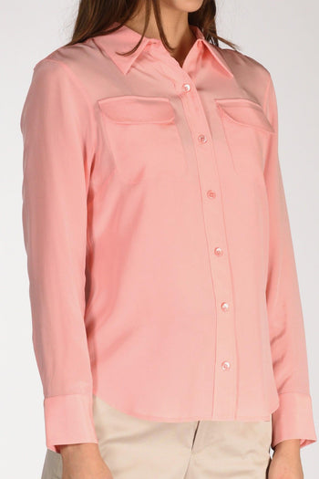 Camicia Tasche Rosa Donna - 3