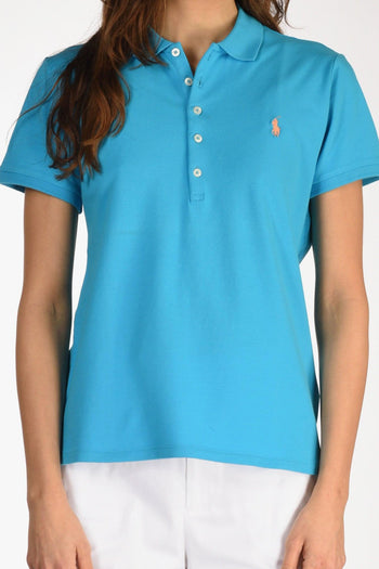 Polo Julie Azzurro Scuro Donna - 3