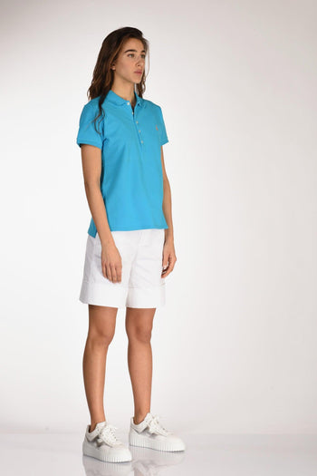 Polo Julie Azzurro Scuro Donna - 4