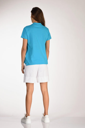 Polo Julie Azzurro Scuro Donna - 5