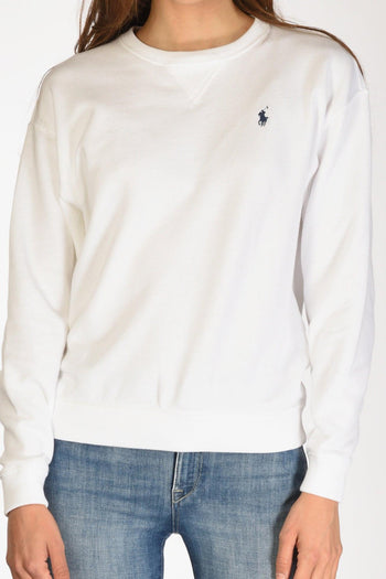 Felpa Giro. Bianco Donna - 3