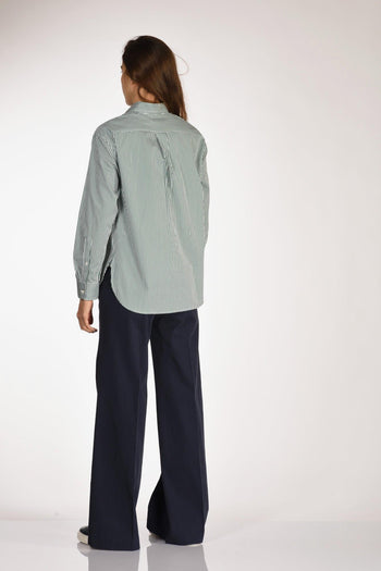 Camicia Verde/bianco Donna - 5