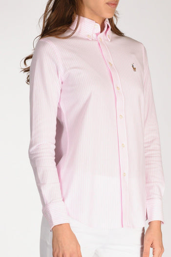 Camicia Colletto Rosa/bianco Donna - 3