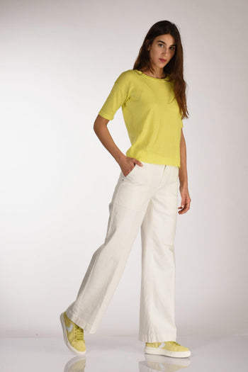 Jeans Fiordaliso Bianco Naturale Donna - 2