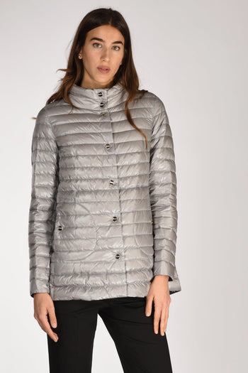 Piumino Reversibil Nero/grigio Donna - 2