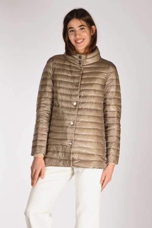 Piumino Reversibil Beige Chiaro/beige Donna