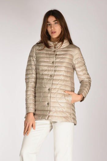 Piumino Reversibil Beige Chiaro/beige Donna - 2