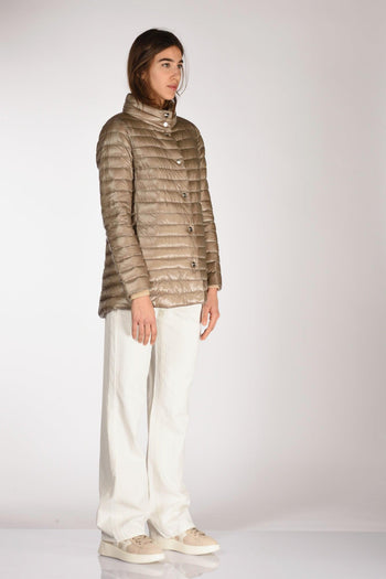 Piumino Reversibil Beige Chiaro/beige Donna - 5