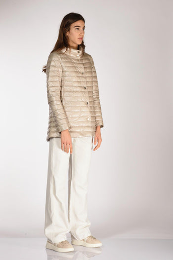 Piumino Reversibil Beige Chiaro/beige Donna - 8