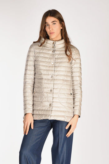 Piumino Reversibil Blu/beige Donna - 2