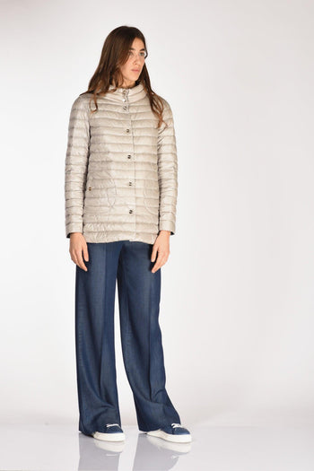 Piumino Reversibil Blu/beige Donna - 8