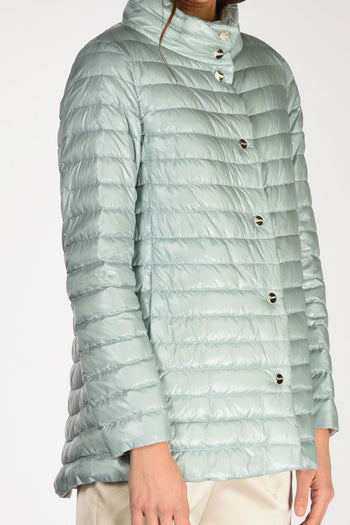 Piumino Reversibil Azzurro/beige Donna - 4